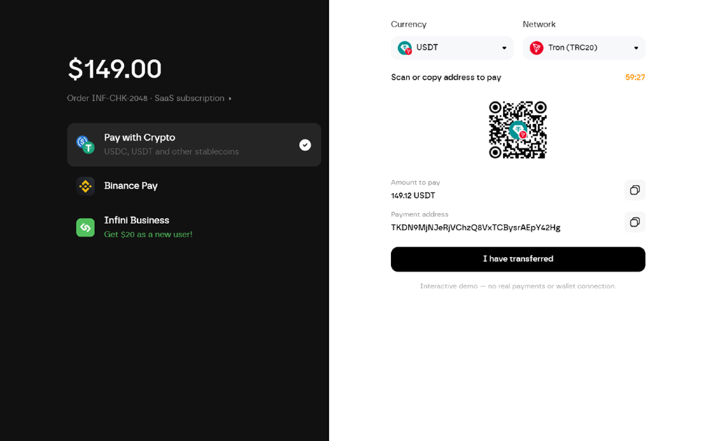 Crypto Payment Gateway